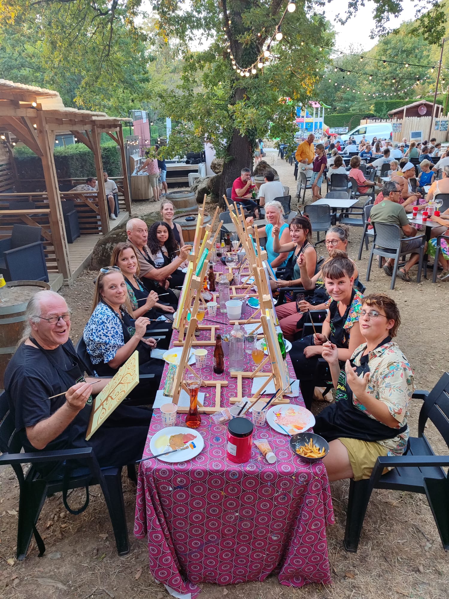 Apéro-peinture TOTAL